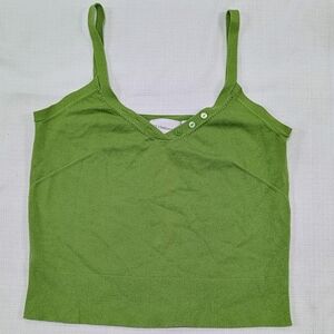 Liz Claiborne Green Crop Camisole Top